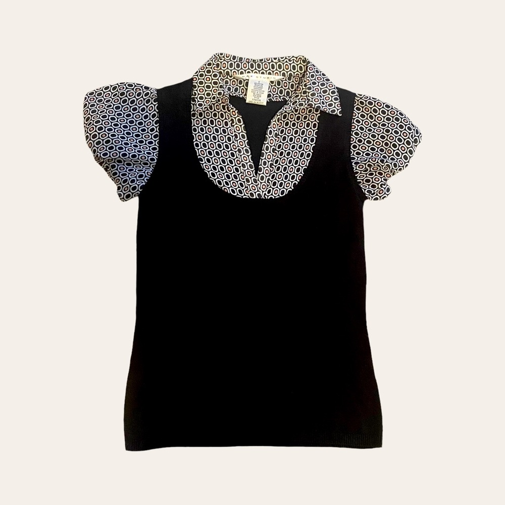 Y2K Preppy Blouse